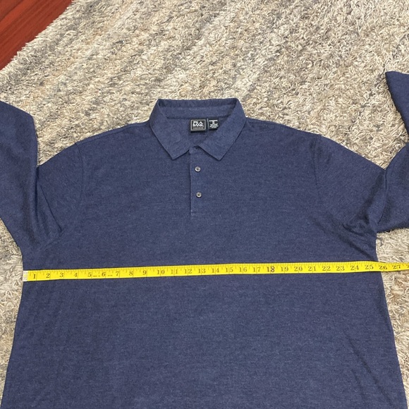 Jos. A. Bank Men's Blue traditional fit traveler Polo Shirt sz XXL - Picture 6 of 7